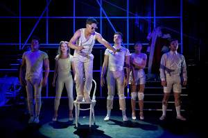 Ashley Birchall as Tommy and The Company in The Who's Tommy. Photo Credit Claire Bilyard (2)